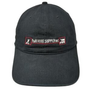 Big Accessories Baseball Cap Black One Size F&H Mine Supply Inc Slideback Hat